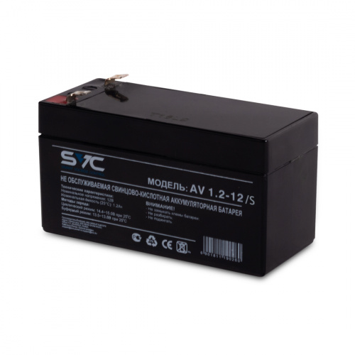 Аккумуляторная батарея SVC AV1.2-12 12В 1.2 Ач фото 2