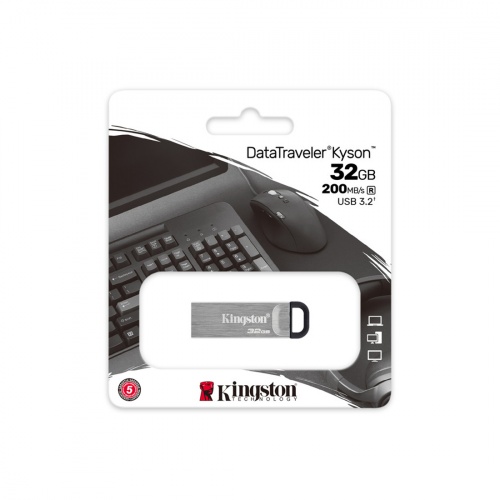 USB-накопитель Kingston DTKN/32GB 32GB Серебристый фото 4