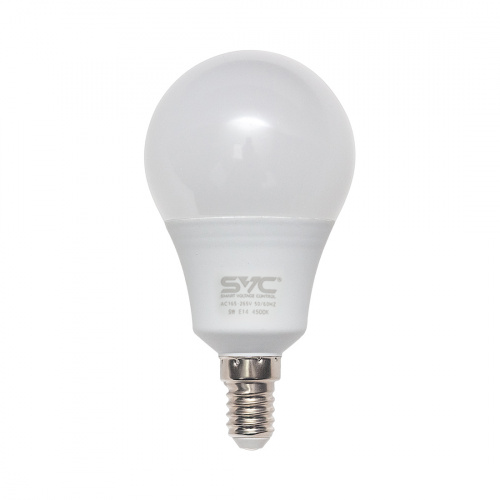 Эл. лампа светодиодная SVC LED G45-9W-E14-4500К, Нейтральный фото 2