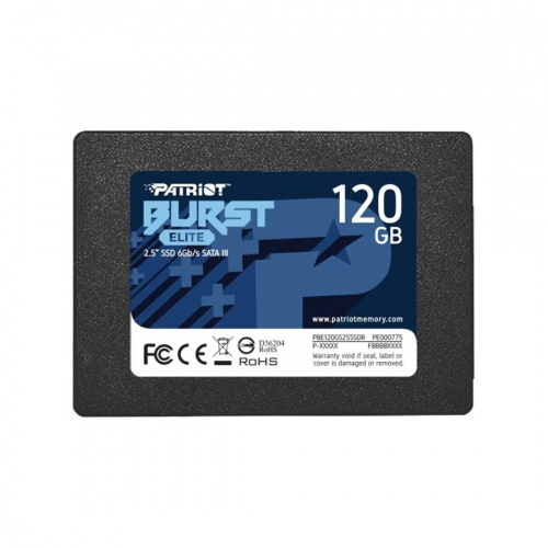 Твердотельный накопитель SSD Patriot Memory BURST ELITE PBE120GS25SSDR 120GB SATA3 2,5" фото 2