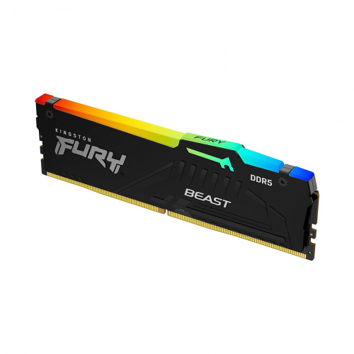 Модуль памяти Kingston FURY Beast RGB XMP KF560C36BBEA-8 DDR5 8GB 6000MHz Модуль памяти Kingston FURY Beast RGB XMP KF560C36BBEA-8 DDR5 8GB 6000MHz