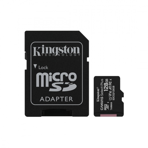 Карта памяти Kingston SDCS2/128GB Class 10 128GB + адаптер фото 3