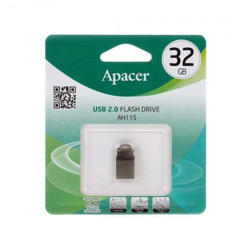USB-накопитель Apacer AH115 32GB Серый фото 3