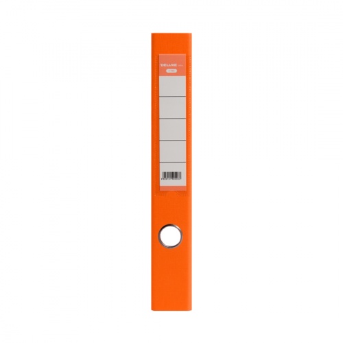 Папка-регистратор Deluxe с арочным механизмом, Office 2-OE6, А4, 50 мм, оранжевый фото 4
