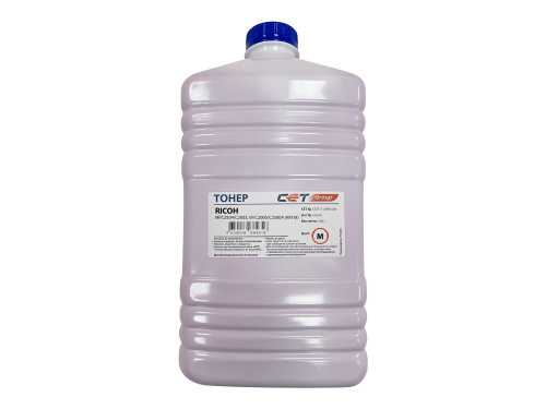 Тонер KR1M 841927/842313 для RICOH MPC2504/C2003, IM C2000/C2500A (CET) Magenta, 500г/бут, (унив.), CET111129M-500 Тонер KR1M 841927/842313 для RICOH MPC2504/C2003, IM C2000/C2500A (CET) Magenta, 500г/бут, (унив.), CET111129M-500