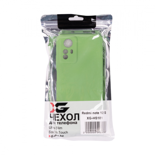 Чехол для телефона XG XG-HS181 для Redmi note 12 S Силиконовый Светло-зеленый фото 4