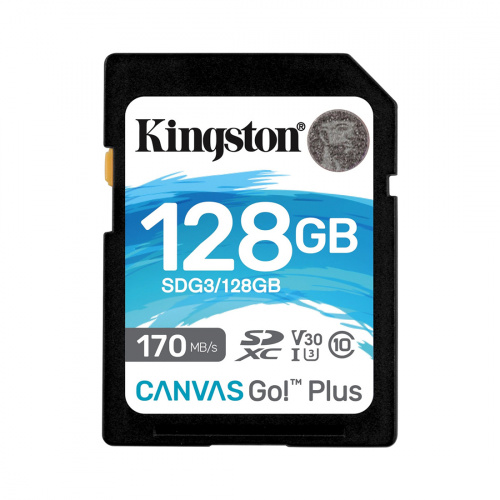 Карта памяти Kingston SDG3/128GB SD 128GB фото 3