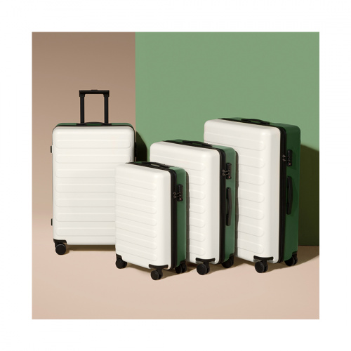 Чемодан NINETYGO Rhine Luggage -24" -White+Green фото 2