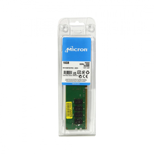 Модуль памяти Micron DDR4 ECC RDIMM 16GB 3200MHz MTA18ASF2G72PDZ-3G2 фото 3