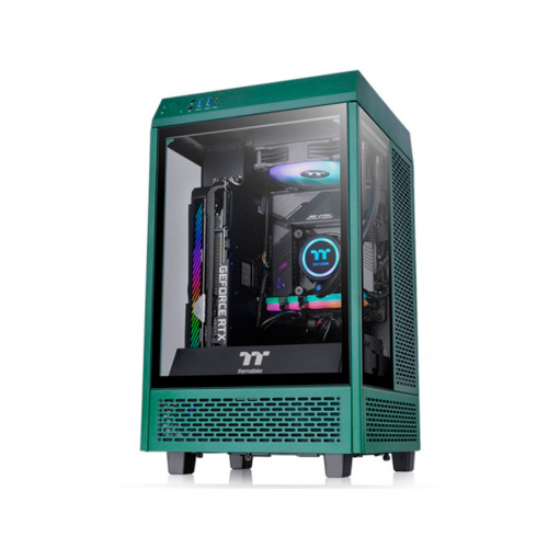 Компьютерный корпус Thermaltake The Tower 100 Racing Green без Б/П фото 2