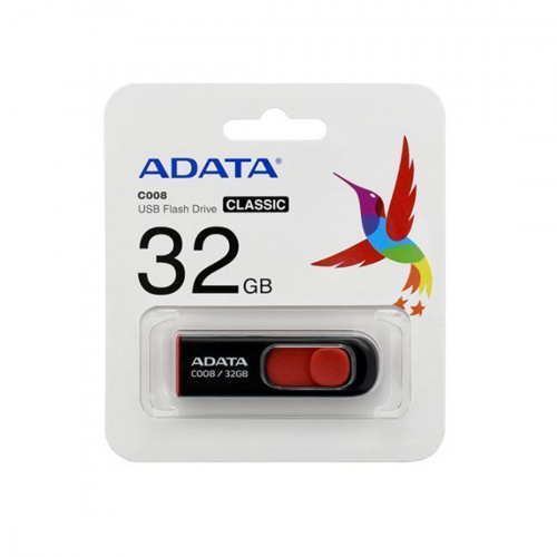 USB-накопитель ADATA AC008-32G-RKD 32GB Красный фото 4