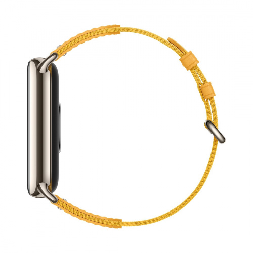 Сменный плетёный браслет для Xiaomi Smart Band 8 Yellow фото 4