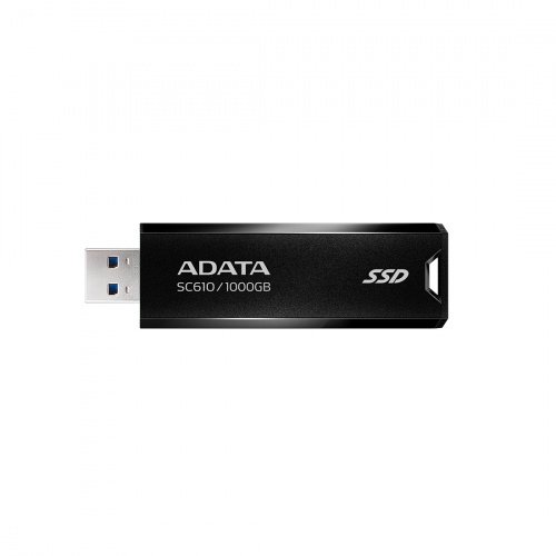 Внешний SSD диск ADATA 1TB SC610 Черный фото 3