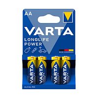 Батарейка VARTA Longlife Power Mignon 1.5V - LR6/AA 4 шт в блистере