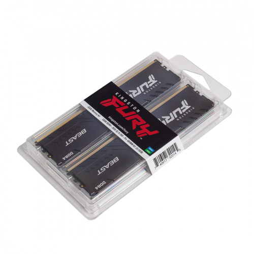Комплект модулей памяти Kingston FURY Beast KF432C16BB1K2/32 DDR4 32GB (Kit 2x16GB) 3200MHz фото 4
