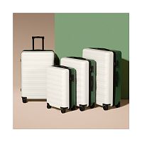 Чемодан NINETYGO Rhine Luggage 26" White+Green