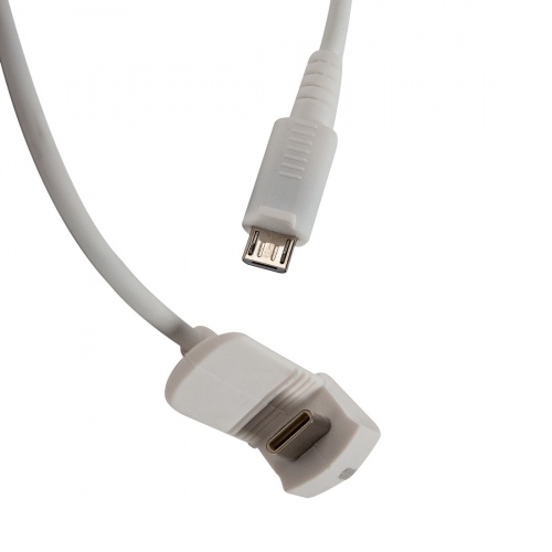Противокражный кабель Eagle A6150CW (Type-C - Micro USB) фото 2