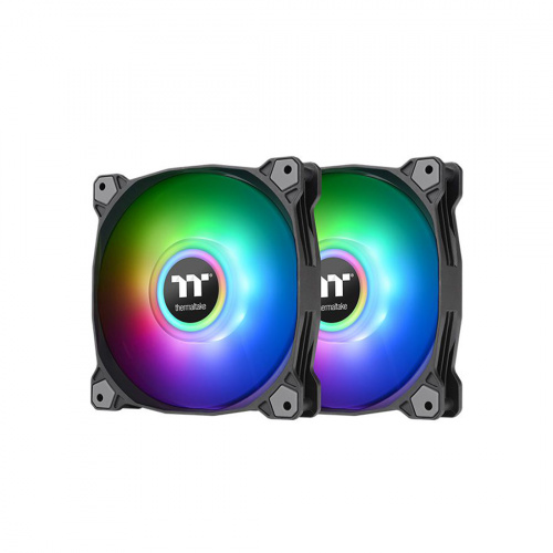 Кулер для компьютерного корпуса Thermaltake Pure Duo 12 ARGB Sync Radiator Fan (2-Fan Pack) Black Кулер для компьютерного корпуса Thermaltake Pure Duo 12 ARGB Sync Radiator Fan (2-Fan Pack) Black
