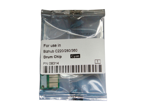 Чип драм-юнита для KONICA MINOLTA Bizhub C220/C280/C360 (CET) CMY, (WW), 90000 стр., CET8314 Чип драм-юнита для KONICA MINOLTA Bizhub C220/C280/C360 (CET) CMY, (WW), 90000 стр., CET8314