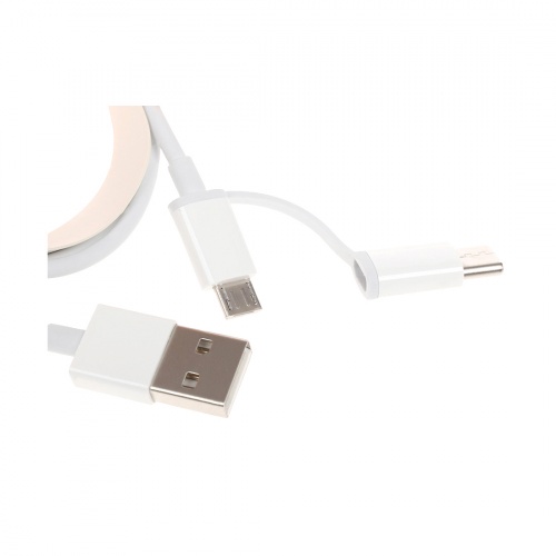 Интерфейсный кабель Xiaomi 30cm MICRO USB and Type-C Белый фото 3