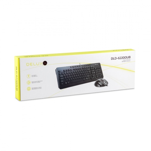 Комплект Клавиатура + Мышь Delux DLD-6220OUB фото 4