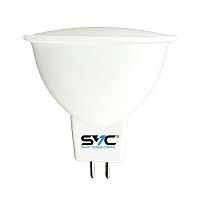 Лампа светодиодная SVC LED MR16-7W-GU5.3-3000K Тёплый