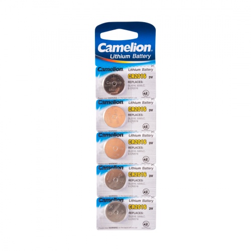 Батарейка CAMELION Lithium CR2016-BP5 5 шт. в блистере фото 2