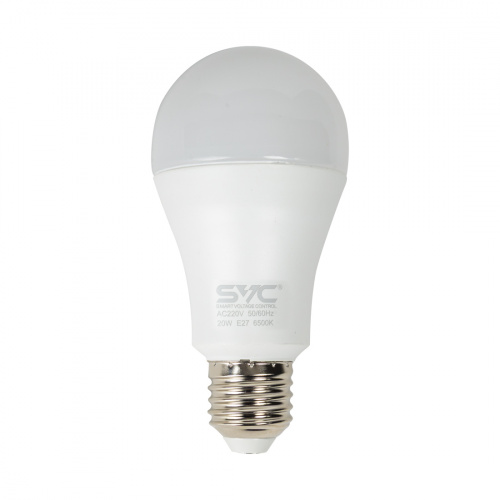 Лампа светодиодная SVC LED A60-20W-E27-6500K Холодный