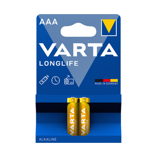 Батарейка VARTA Longlife Micro 1.5V - LR03/ AAA (2 шт) Батарейка VARTA Longlife Micro 1.5V - LR03/ AAA (2 шт)