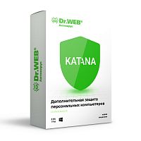 Электронная лицензия (ESD ключ) Dr.Web Katana 12М 3 ПК новая
