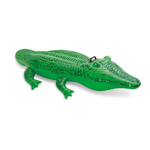 Надувная игрушка Intex 58546NP в форме крокодила для плавания фото 2