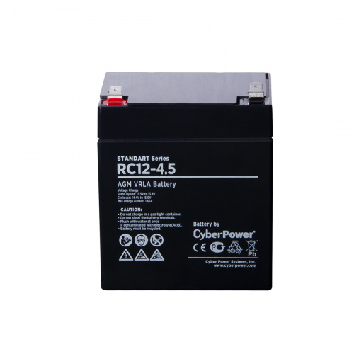 Аккумуляторная батарея CyberPower RC12-4.5 12В 4.5 Ач фото 3