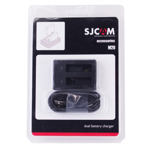 Зарядное устройство SJCAM SJ301 для 2-х аккумуляторов M20 фото 4