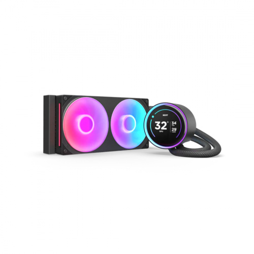 Кулер с водяным охлаждением NZXT Kraken Elite 240 RGB V2 RL-KR24E-B2 Black Кулер с водяным охлаждением NZXT Kraken Elite 240 RGB V2 RL-KR24E-B2 Black