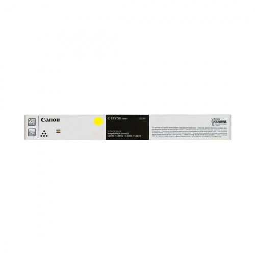 Тонер-картридж Canon C-EXV 58 YELLOW для IR ADVANCE DX C58xx 3766C002AA