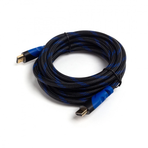 Интерфейсный кабель HDMI-HDMI SVC HR0300BL-P, 30В, Синий, Пол. пакет, 3 м фото 2