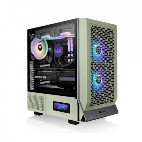 Компьютерный корпус Thermaltake Ceres 300 TG ARGB Matcha Green без Б/П фото 2