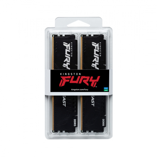 Комплект модулей памяти Kingston FURY Beast KF552C40BBK2-32 DDR5 32GB (Kit 2x16GB) 5200MHz фото 4