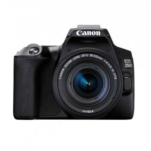Цифровой зеркальный фотоаппарат CANON EOS 250D EF-S 18-55 mm IS STM Black фото 2