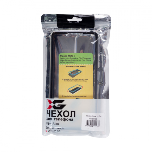 Чехол для телефона X-Game XG-BP088 для Redmi Note 10 Pro Чёрный бампер фото 4