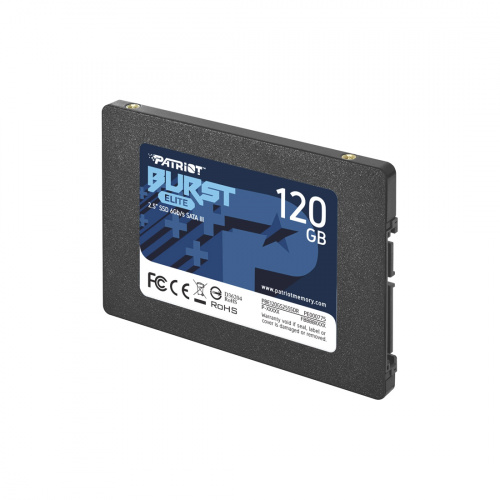 Твердотельный накопитель SSD Patriot Memory BURST ELITE PBE120GS25SSDR 120GB SATA3 2,5" фото 3
