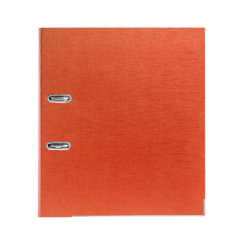 Папка-регистратор Deluxe с арочным механизмом, Office 3-OE6 (3" ORANGE), А4, 70 мм, оранжевый фото 3