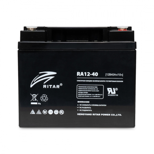 Аккумуляторная батарея Ritar RA12-40 12В 40 Ач фото 3
