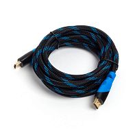 Интерфейсный кабель HDMI-HDMI SVC HR0300LB-P, 30В, Голубой, Пол. пакет, 3 м