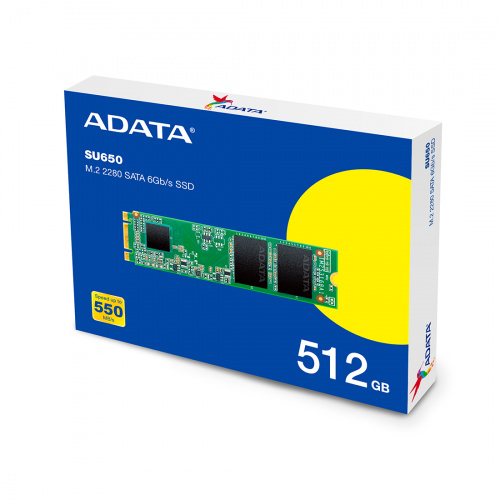 Твердотельный накопитель SSD ADATA Ultimate SU650 512GB M.2 SATA III фото 4