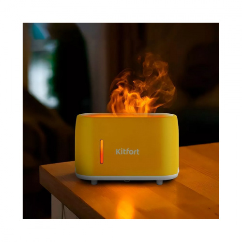 Увлажнитель-ароматизатор воздуха Kitfort КТ-2887-1 бело-желтый фото 4
