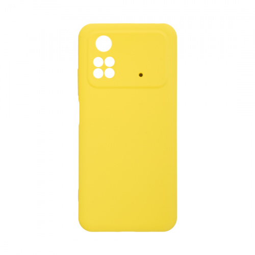 Чехол для телефона XG XG-HS131 для POCO M4 Pro Силиконовый Жёлтый фото 2
