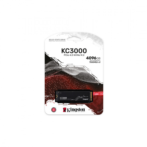 Твердотельный накопитель SSD Kingston SKC3000D/4096G M.2 NVMe PCIe 4.0 фото 2