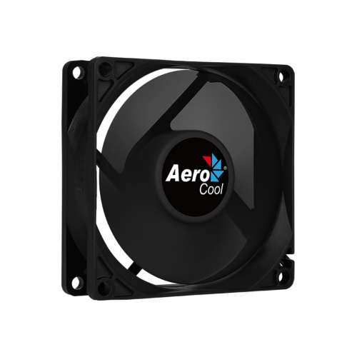 Кулер для компьютерного корпуса AeroCool FORCE 8 Black Molex + 3P фото 2