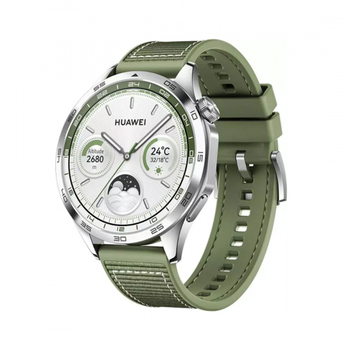 Смарт часы Huawei Watch GT 4 PNX-B19 46mm Green Woven Strap фото 2